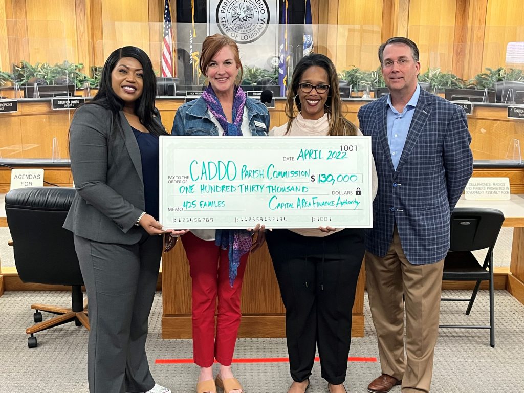 Parish of Caddo receives additional revenue through partnership with Capital Area Finance Authority