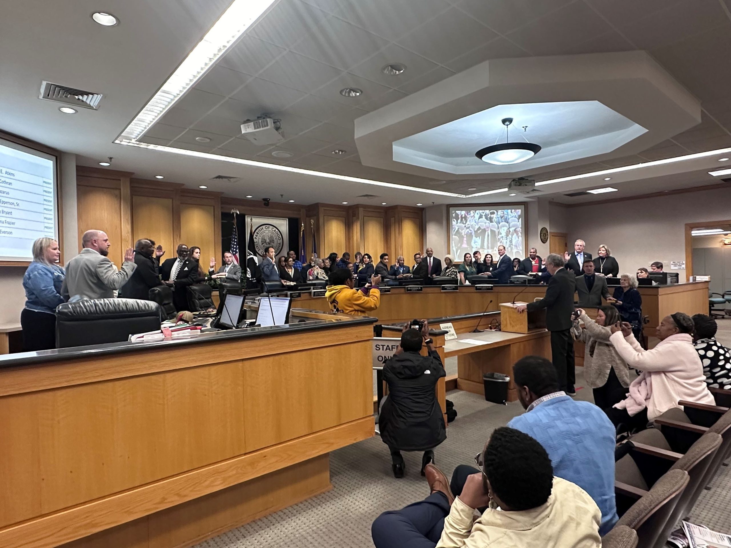 Featured image for “2024 Caddo Commission sworn in; officers selected”