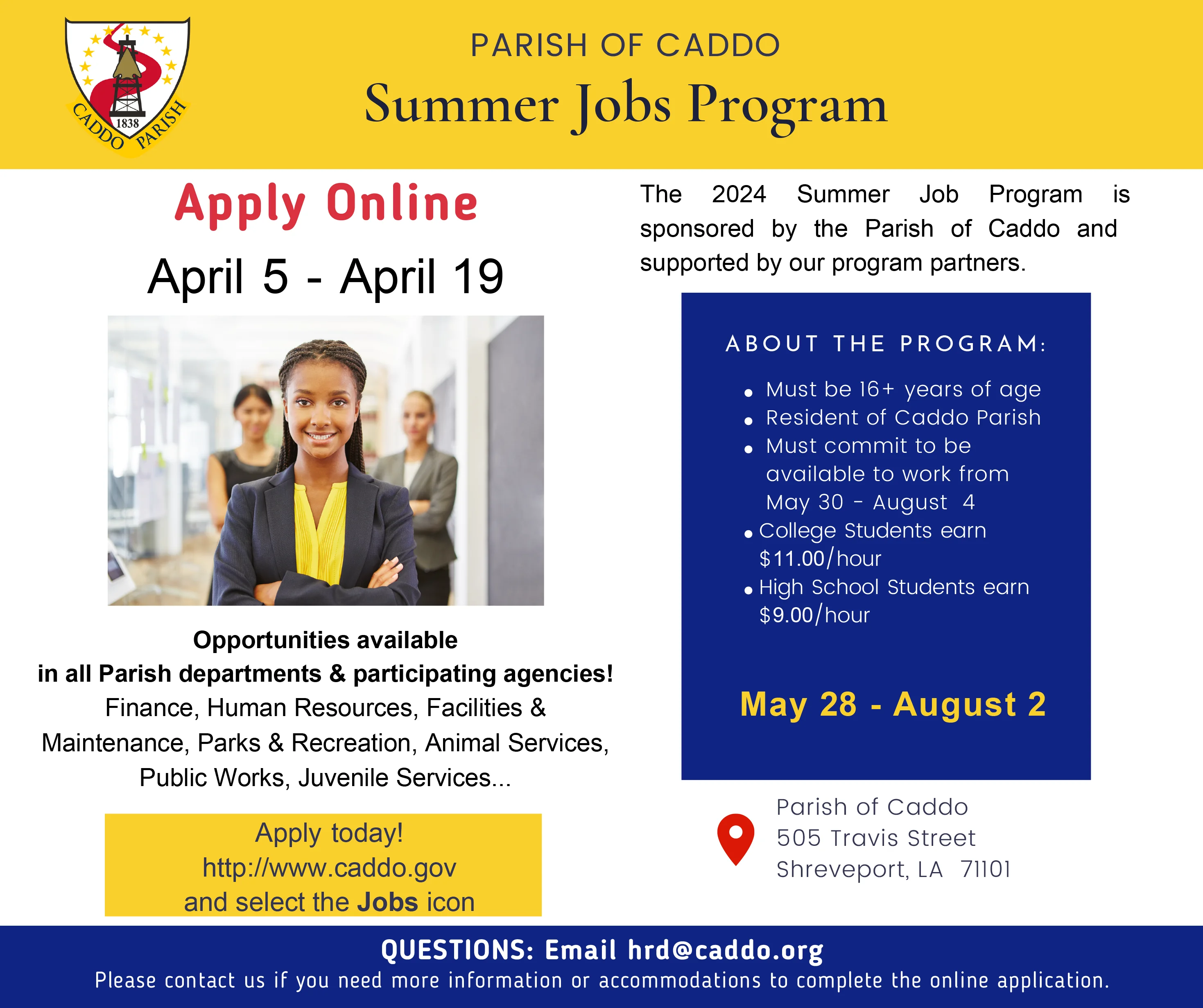 Events for January 2025 | Parish of Caddo