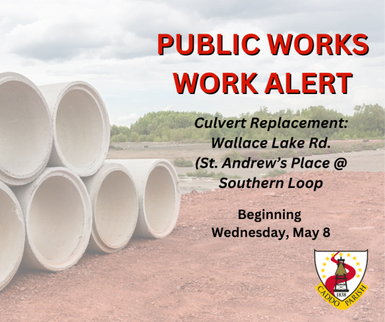 Culvert work to begin on Wallace Lake Rd May 8