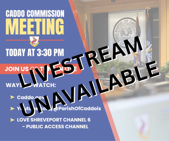 Regular Session Commission Meeting Livestream Unavailable – August 21